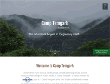 Tablet Screenshot of camptemgarh.com